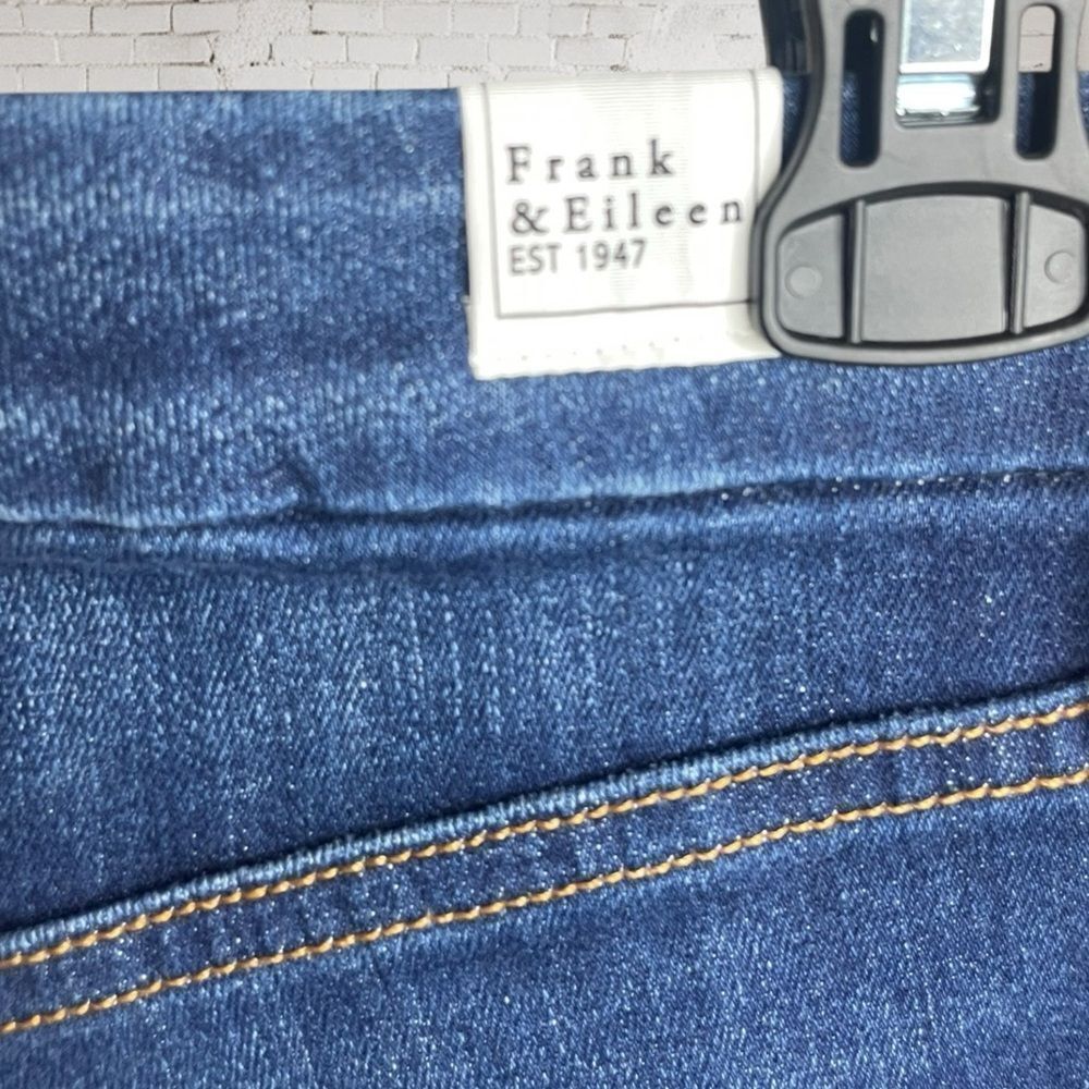 Frank & Eileen Dark Blue Flare Ankle Killian Style Jeans - Picture 6 of 12